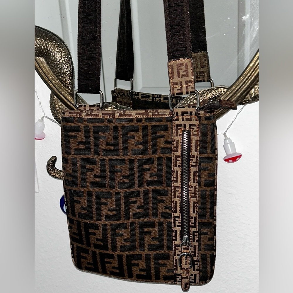 Monogram Crossbody Messenger Bag